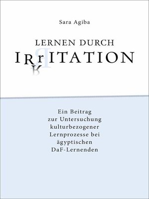 cover image of Lernen durch Irritation